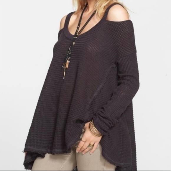 Free People | Moonshine Waffle Knit Top - Picture 1 of 5